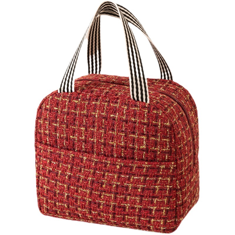 Bolsa de aislamiento de almuerzo portátil estilo simple Chanel nueva bolsa de almuerzo de estudiante bolsa de almuerzo aislada bolsa de almuerzo impermeable bolsa de lonchera