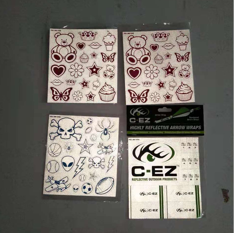 东莞厂家供应自行车反光贴 超粘高亮反光贴 防水防晒彩色反光贴纸