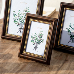American photo frame setting table 6 inches 7 inches 8 inches 10 12 inches A4 retro photo frame wall hanging children photo frame photo frame wholesale