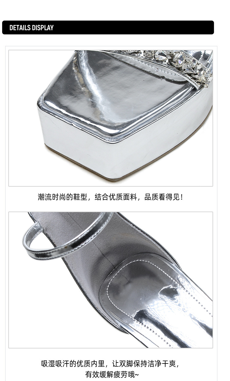 F8537 920K GIÀY CAO GÓT NỮ GUATDU BIG SIZE NGOẠI CỠ CHỐNG NƯỚC MÙA HÈ PHONG CÁCH ÂU MỸ GIÀY DÉP NỮ G03 SẢN PHẨM MỚI