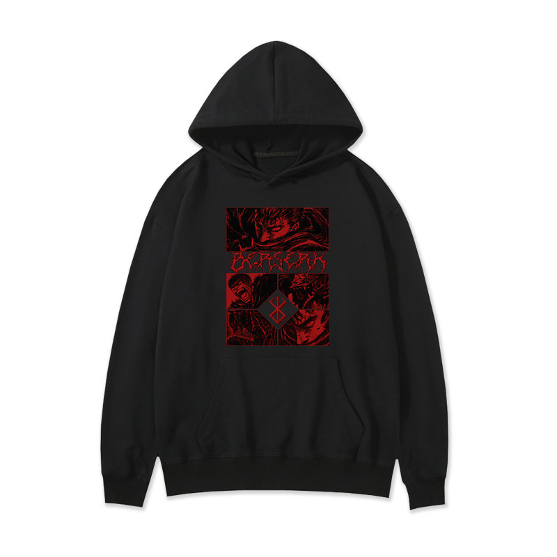 Swordwind Legend Anime Periférico Suéter con capucha Marca Warrior Segunda dimensión Sudadera con capucha suelta casual europea y americana