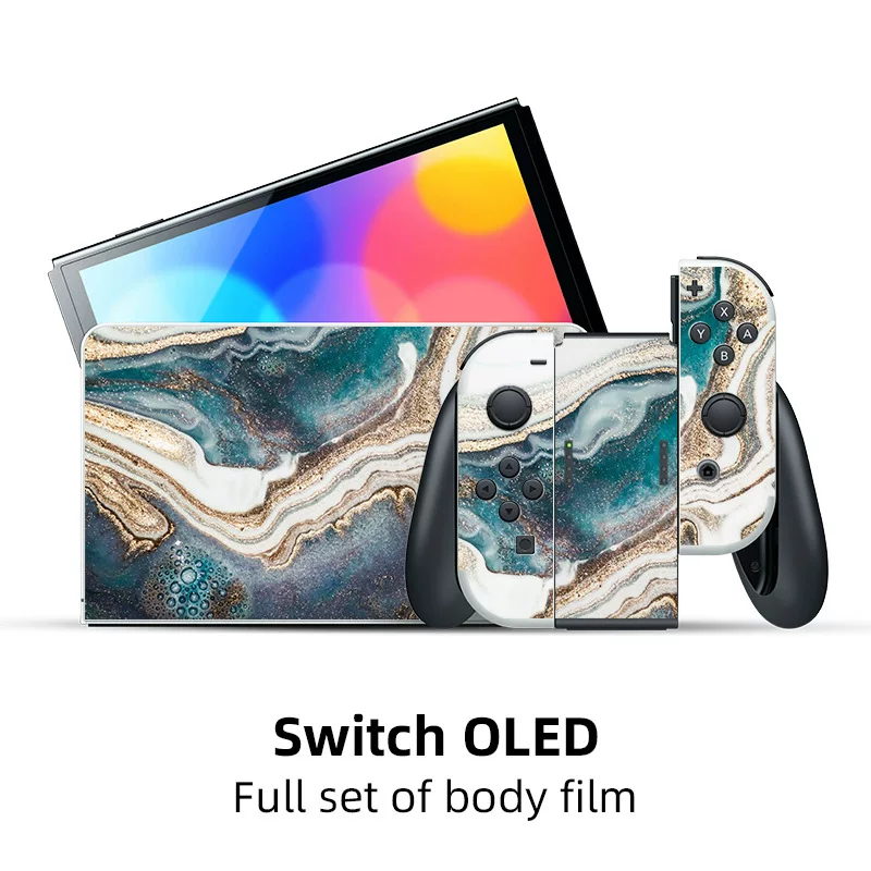 Suitable for Nintendo ns switch game console protective film stickers switch oled game console stickers