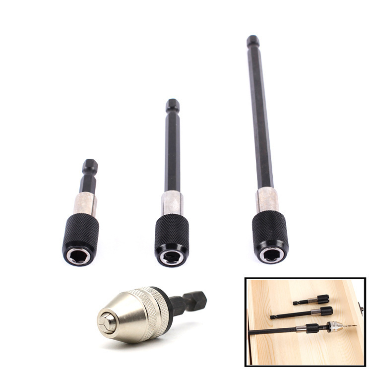 Cross-border hexagonal quick-release self-locking extension rod magnetic head extension rod wholesale sleeve screwdriver quick connecting rod Cross-border hexagonal quick-release self-locking extension rod magnetic head extension rod wholesale sleeve screwdriver quick connecting rod