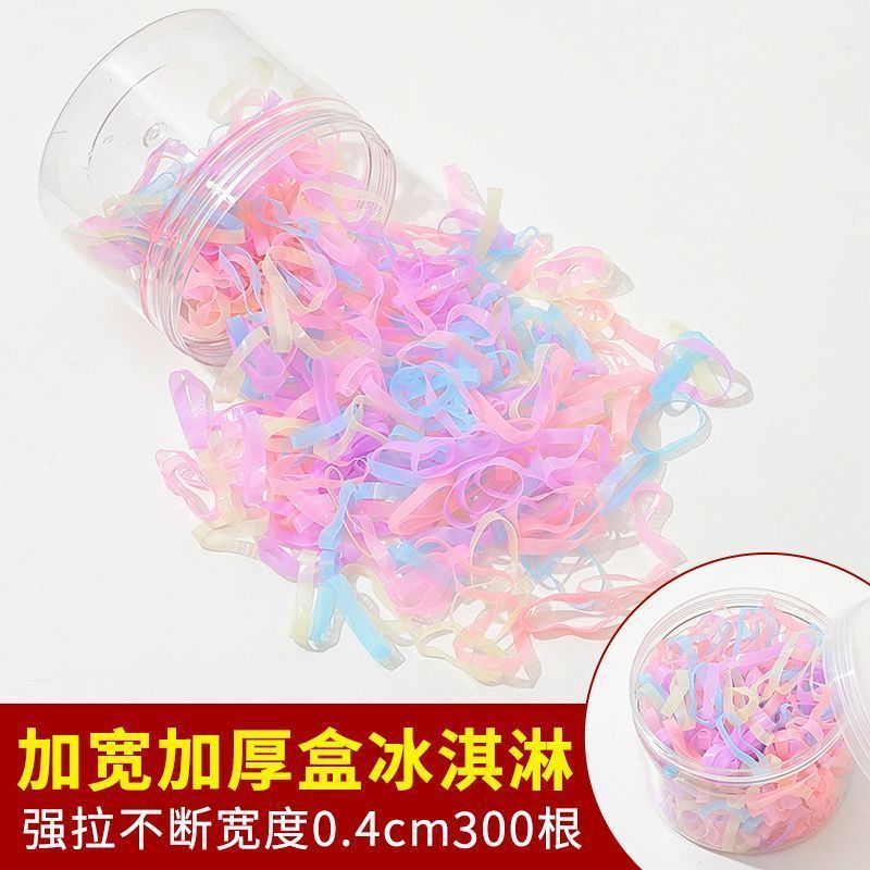 Coleteros desechables, gomas pequeñas para el cabello para niños, gomas para el cabello que no dañan el cabello, gomas para niñas, coleteros de alta elasticidad, accesorios para el cabello.
