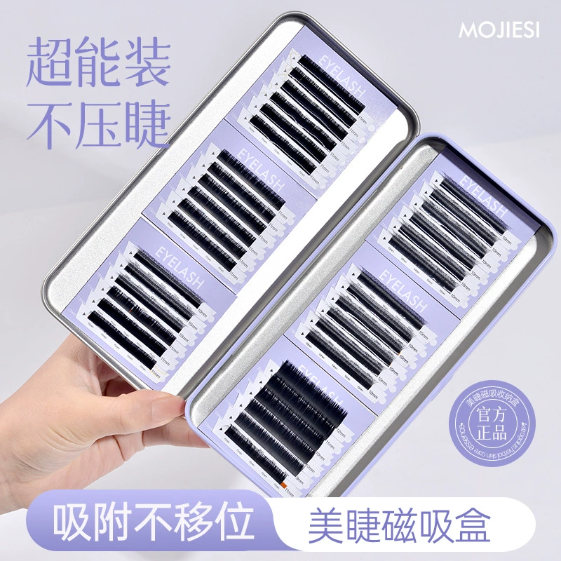 Storage box for eyelashes for extension, eyelash extension, protective case, set
