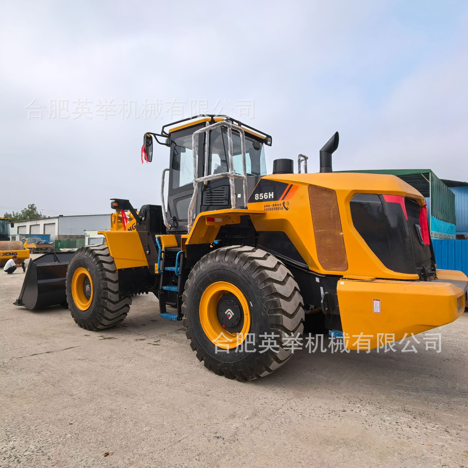 Liugong 856H carga de 5 toneladas motor de inyección directa caja de cambios eléctrica 50 carretilla elevadora venta directa image 3