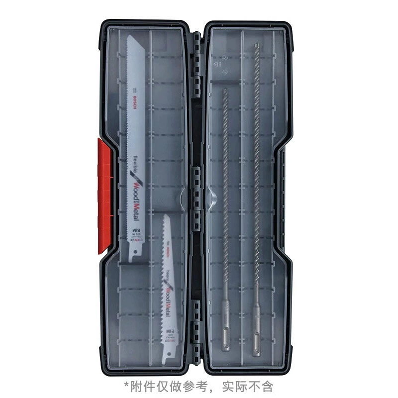 Paddles, drill, metal storage box, capacious set
