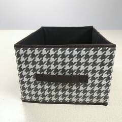 源工場新製品 千島格子柄収納バスケット クローゼット衣類・ズボン収納ボックス 折りたたみ式収納箱 卸売