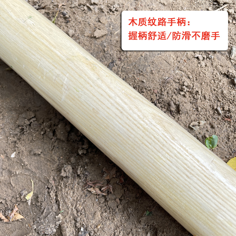 现货洋镐户外抢险防汛十字镐铁镐木柄鹤嘴镐挖笋开荒挖树桩锰E18