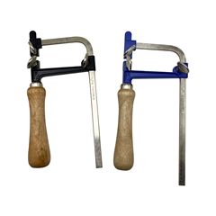 Wood-handled pull-flower saw bow curved saw U-shaped saw steel wire saw DIY handcrafted model saw bow grinding activity fixed