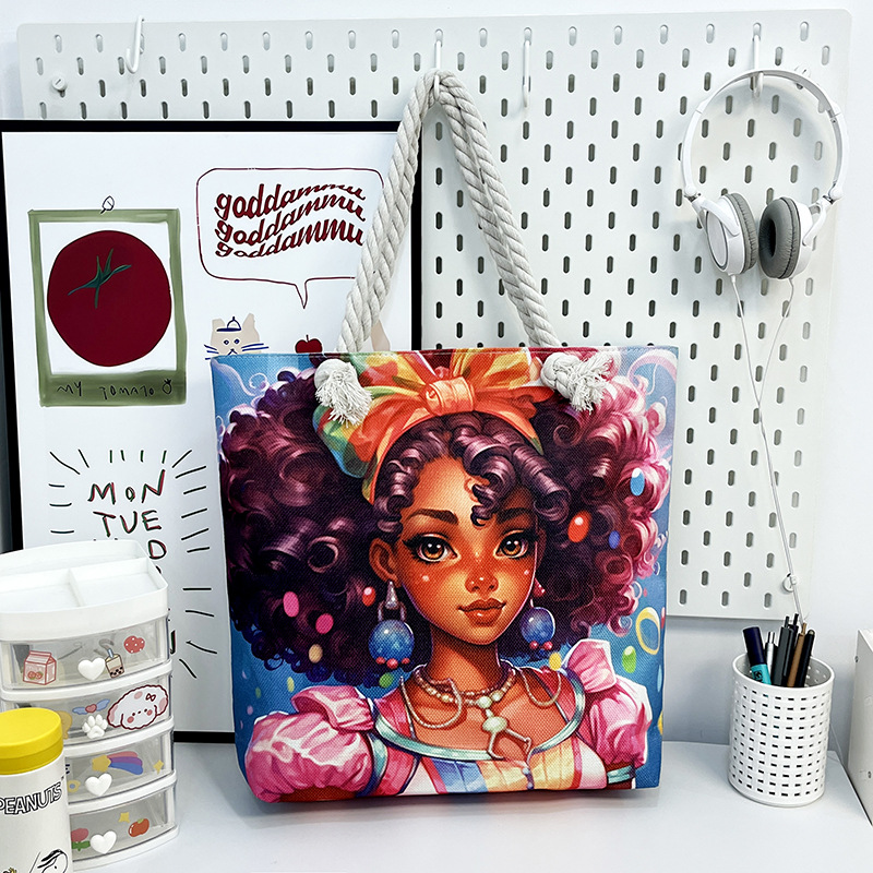 Bolsa de lona con diseño africano, estilo étnico y práctico image 11
