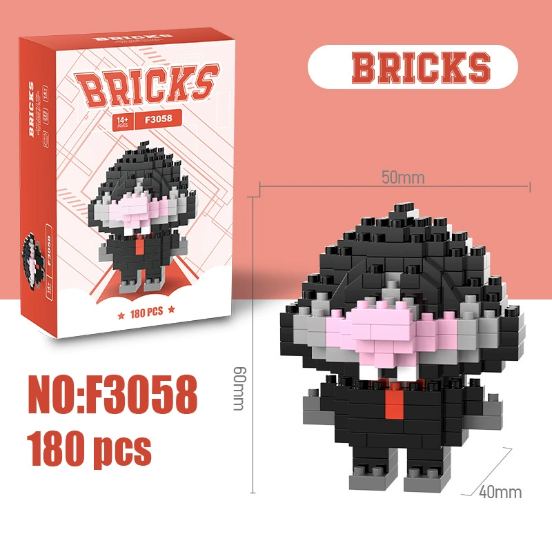 Конструктор bricks (Lego) минифигурки, мелкие микрокубики, подарок на день рождения, разнообразные стили