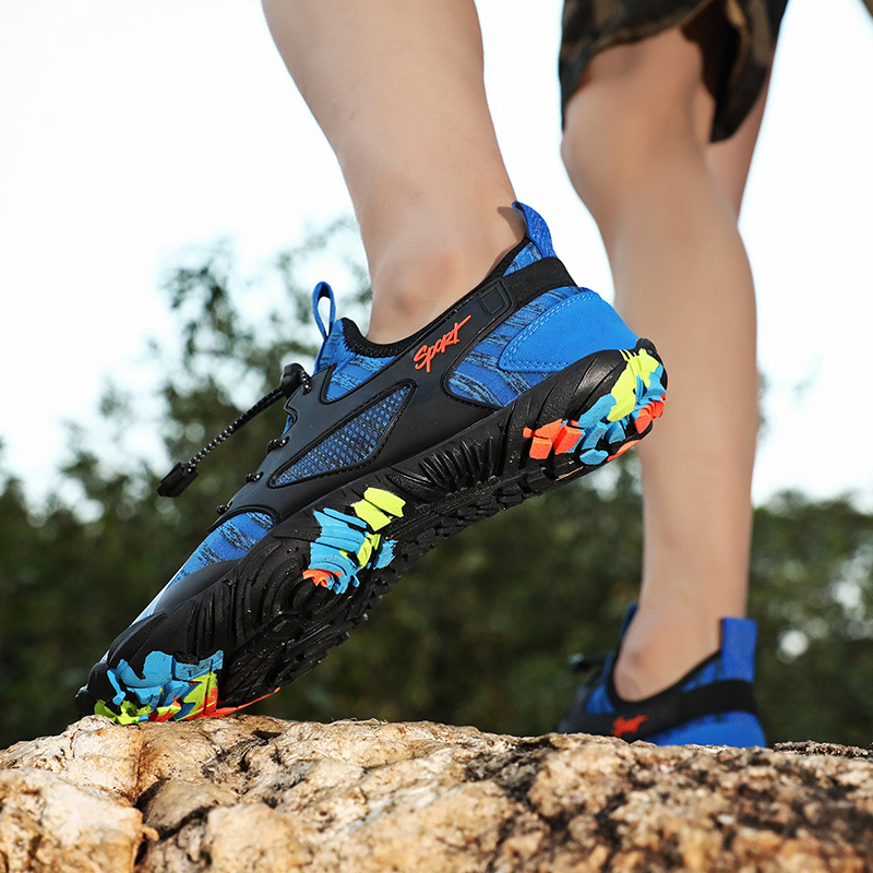 夏季新款钓鱼专用朔溪鞋涉水防滑透气鞋登山户外骑行速干网鞋男鞋