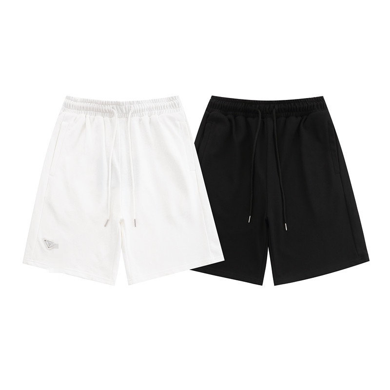 New Trendy Brand Flocking PRA Full Print DA Velcro PRAirie Sweatpants Beach Pants Men and Women Shorts Five-quarter Pants