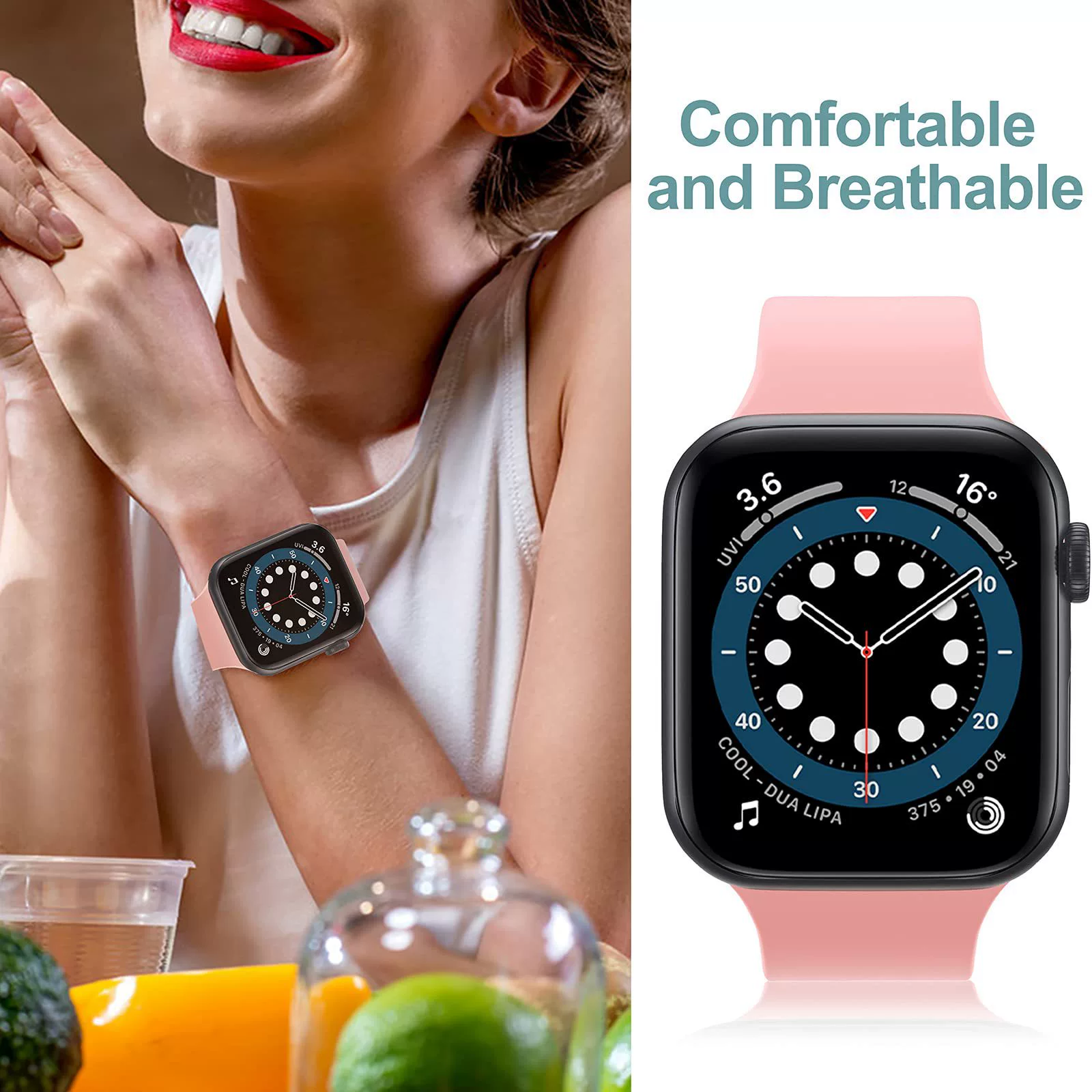 Подходит для Apple Watch 345iWatch23Applewatch7 Samsung Snicable Простая силиконовая подставка