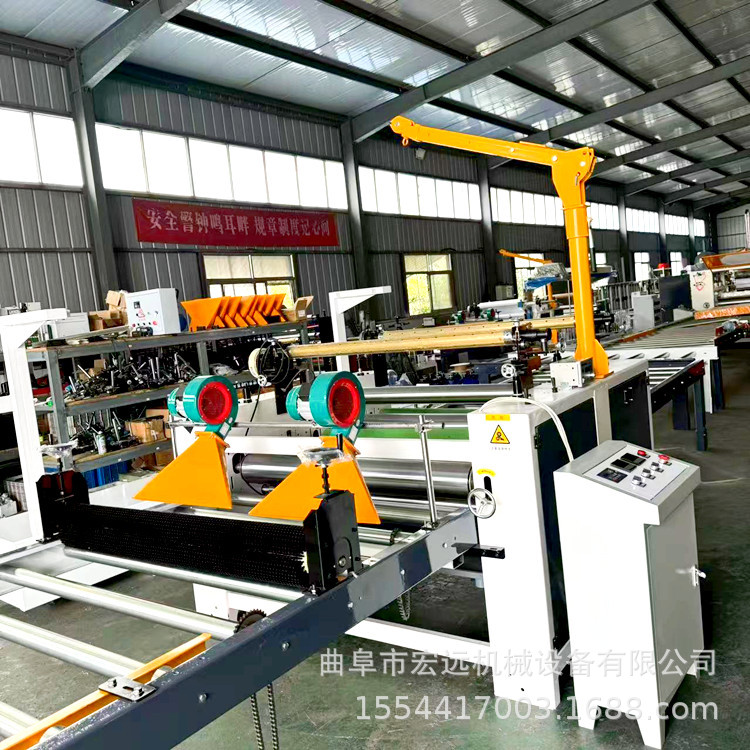 销售供应 软包木饰面大板贴面机 树脂板木纹纸覆膜贴面机