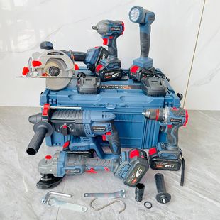 (Order No. 269) Foreign Trade Excellent Series Lithium Brushless Tools 6 suit Power Tools A