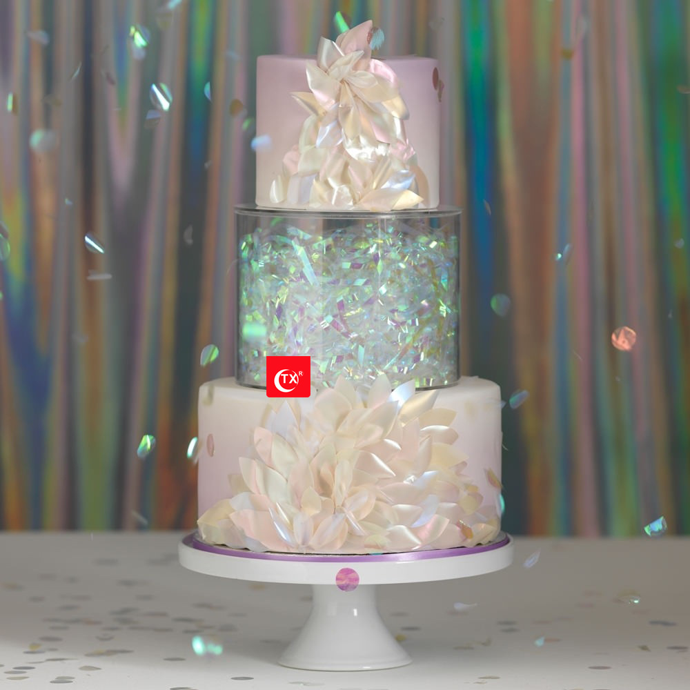TX亚马逊透明亚克力可填充物蛋糕托派对主题DIY随意搭配厂家直销