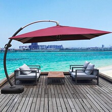 藤逸户外休闲遮阳伞大太阳伞庭院罗马大型室外花园别墅吊伞