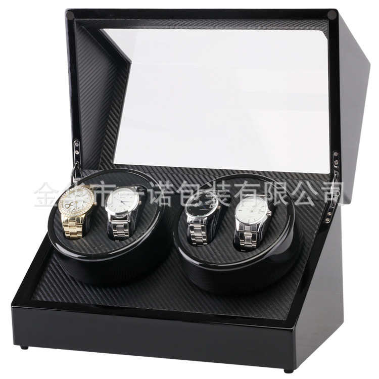 现货批发高光烤漆五档调节自动手表上链摇表器马达盒电动旋转表盒