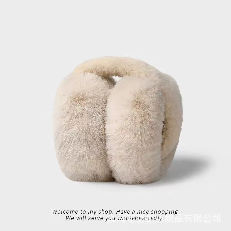 Winter cute headphones, keep warm earmuffs, foldable protective bag, plush, ear protection