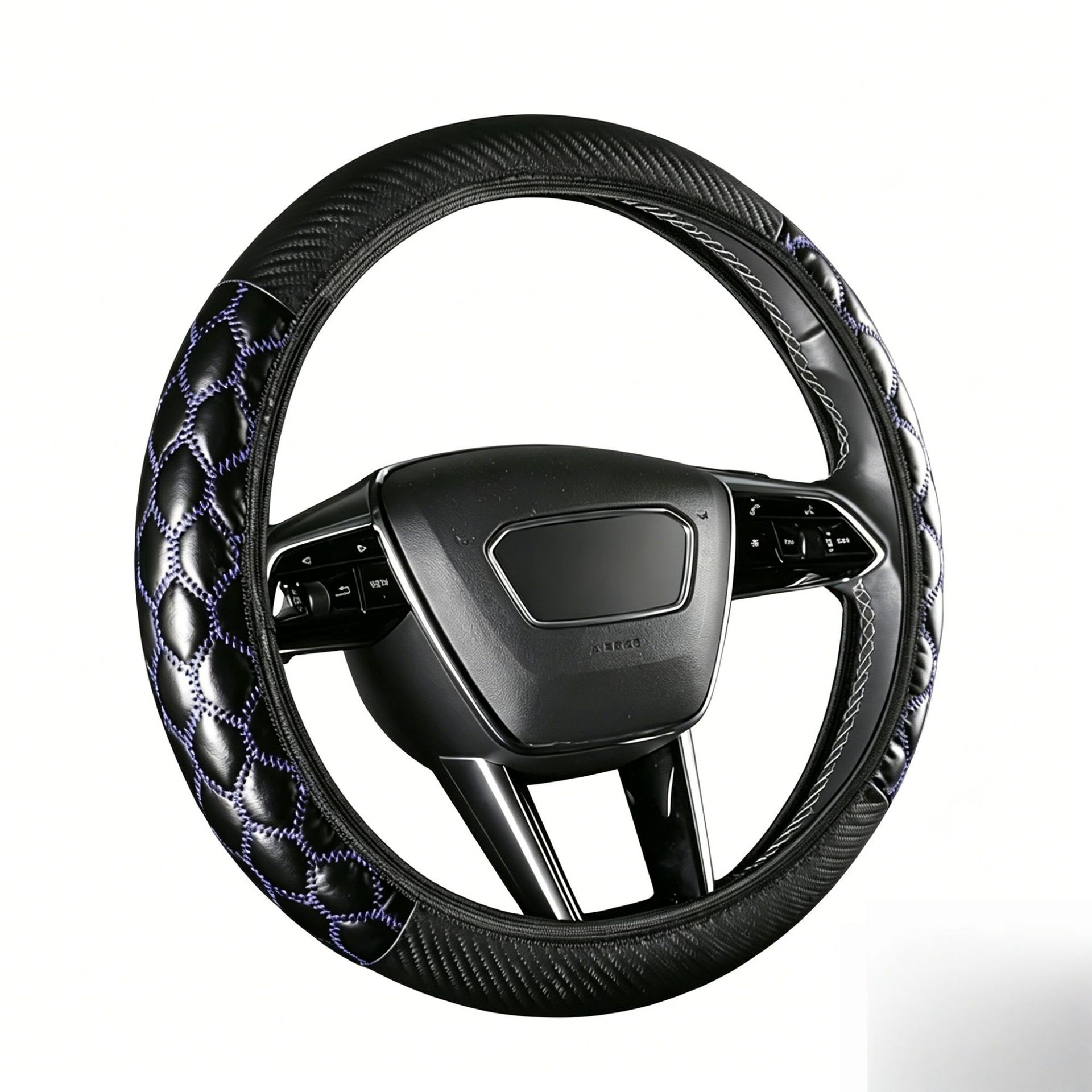 2026 New Model Car Steering Wheel Cover for Export, Cross-Border Suv, No Inner Ring, Popular Model, Universal for All Seasons