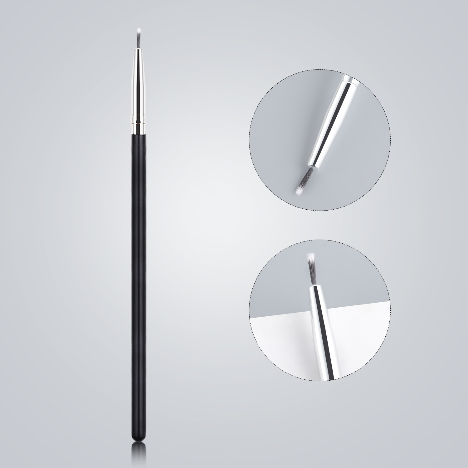 Sombra solo cepillo de maquillaje de alta calidad grande cepillo suelto cepillo de La Fundación cepillo de sombra de ojos cepillo en forma de abanico belleza