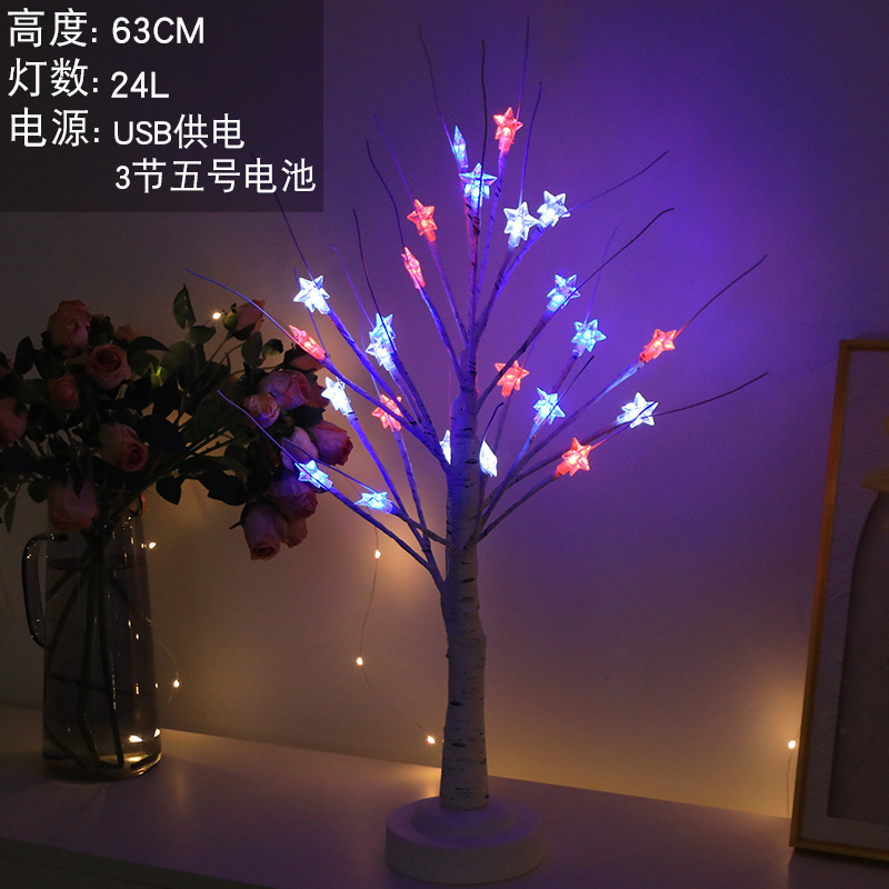 빨간색, 흰색, 파란색 다섯개 별 2호