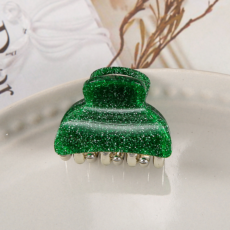 Acrylic Material Cute Korean Style Women's Lattice Acrylic Acrylic Hair Clip