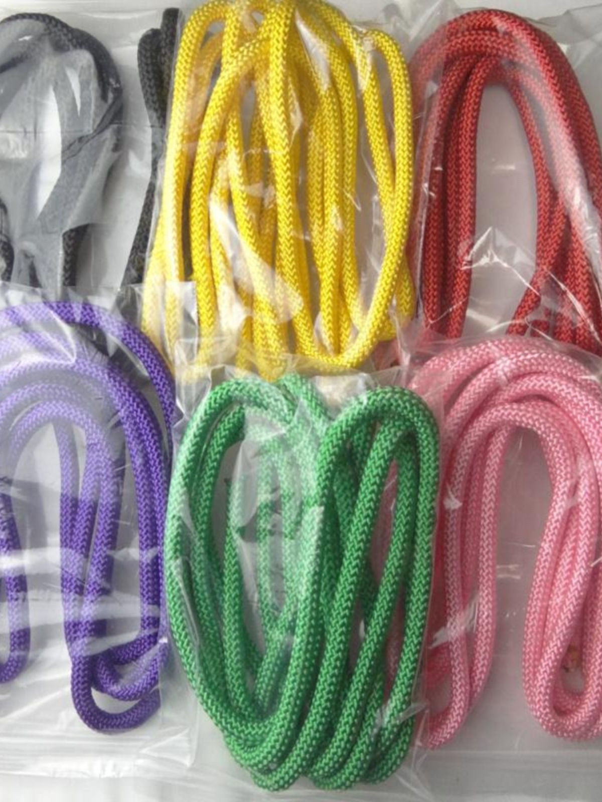 Colorful Nylon Artistic Gymnastics Rope 2.8m Training Use Gymnastics Pentathlon Competition Straight Hair