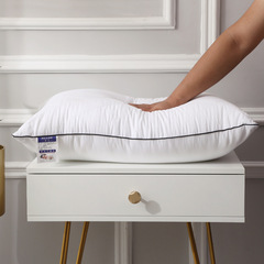Factory Quilted Hotel Feather Velvet Pillow Core, Guesthouse Hotel Single Cervical Support Pillow Core Wholesale