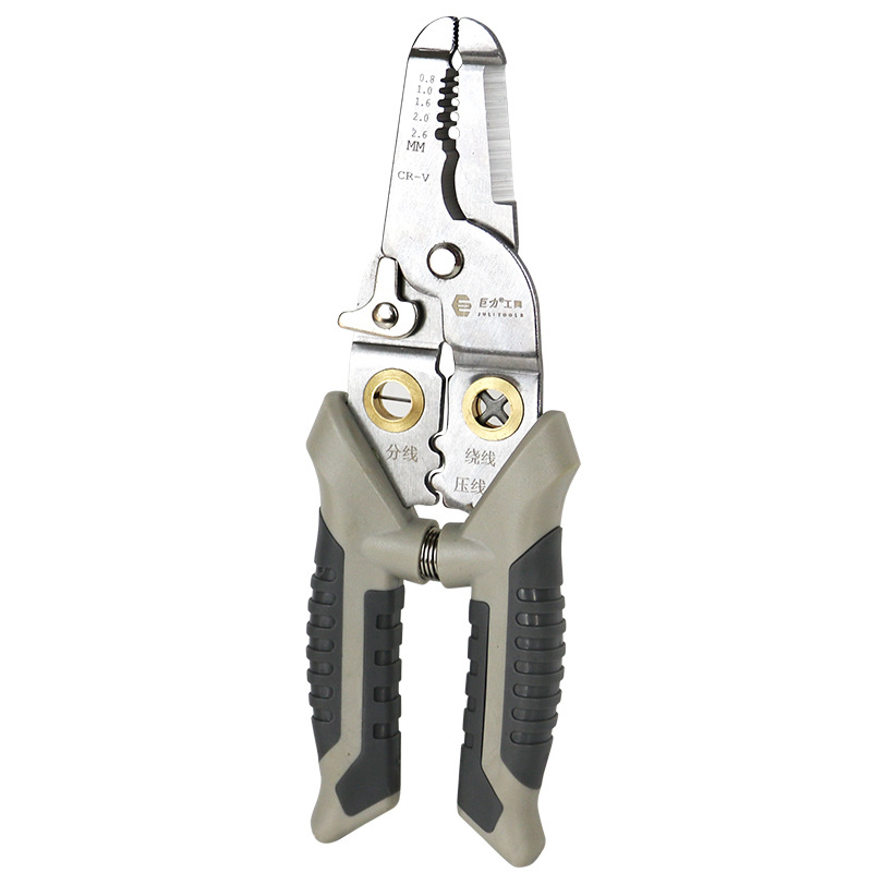 Pelacables multifuncional, cortador de cable puntiagudo especial de acero inoxidable para alicates eléctricos, División de línea de fibra óptica, corte de línea, prensado de línea, nuevo