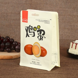 定做磨砂镀彩印密封鸡蛋鹌鹑蛋八边封袋定制塑料食品袋自立自封袋