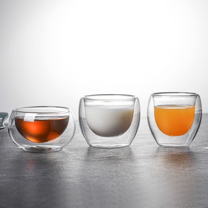 Taza de Té de Doble Capa de Acero Inoxidable 304, Resistente al Calor, para Hogar y Oficina
