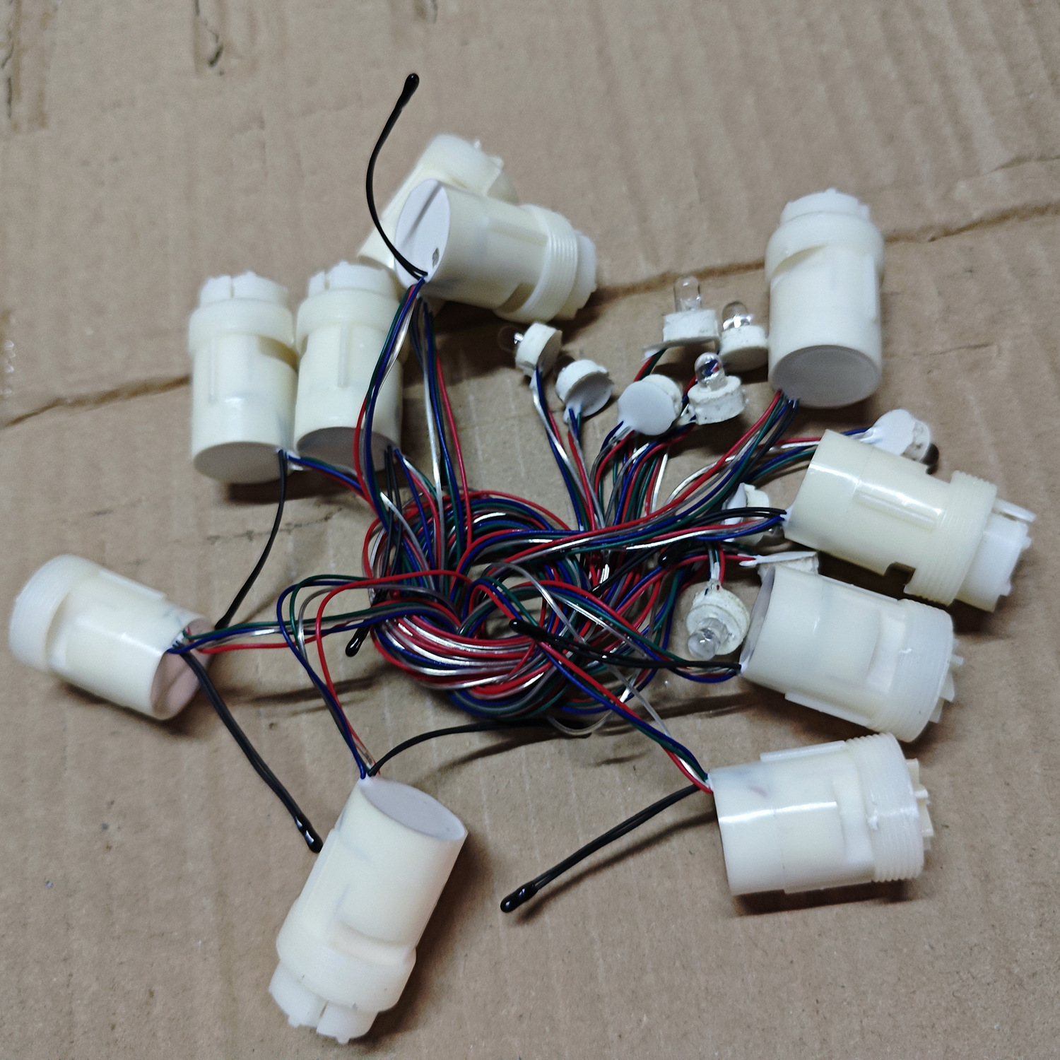 水龙头花洒发电机 微型管道发电机 LED花洒龙头水流发电机