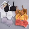 Underwear for elementary school students, bra top, top with cups, wireless bra, tube top
