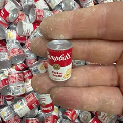 本物のスーパーマーケットブラインドボールミニチュアミニサプライズおもちゃスーパーマーケットチキンヌードルモデルクリエイティブ小型