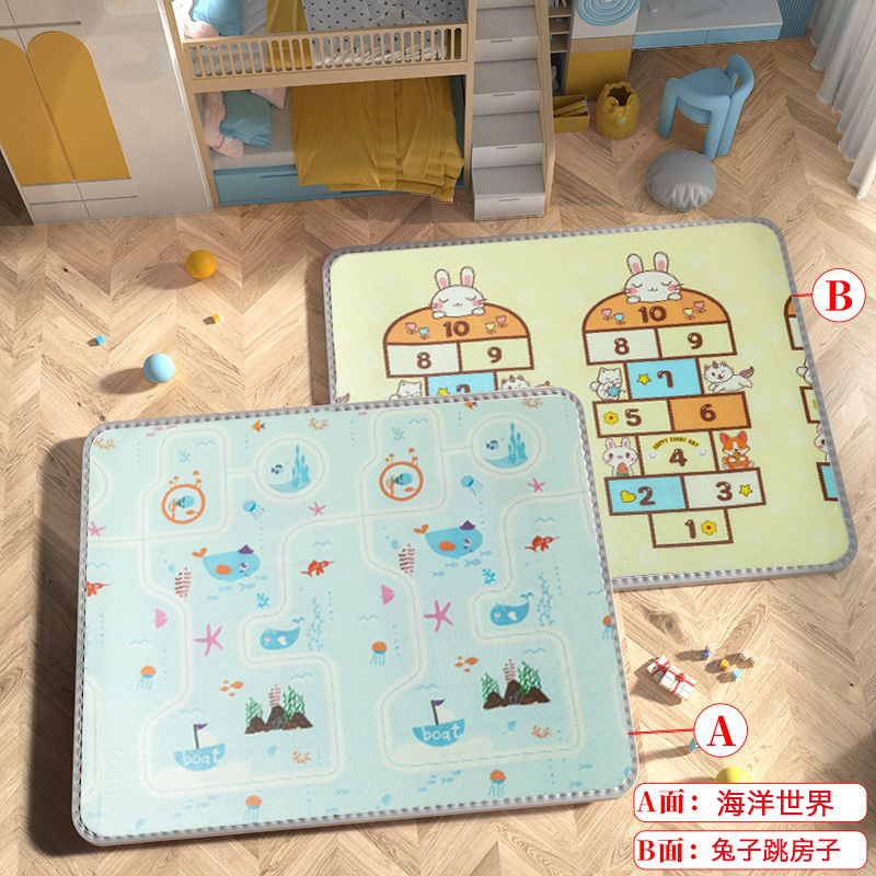 Factory wholesale crawling mat children's game mat baby crawling mat household floor mat crawling mat pattern can be selected