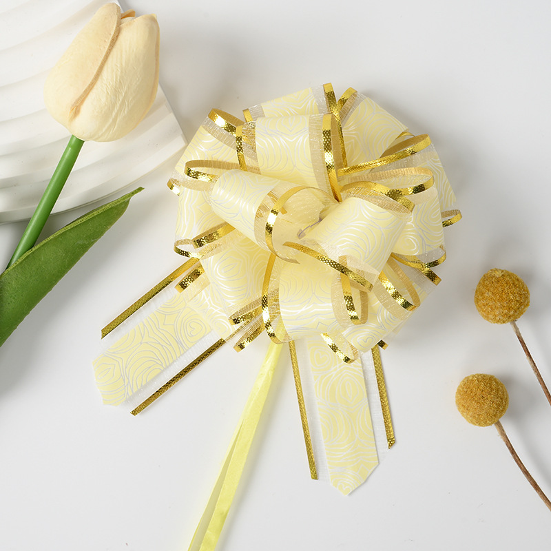 Transfronterizo tamaño medio 30 rosas de nieve esféricas de flores de Navidad regalo de flores de embalaje de flores de dibujo de cinta de flores de dibujo