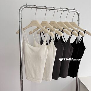 Woolen base straps, Japanese tank top, underwear, simple and elegant design