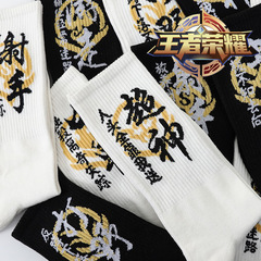 Men's Autumn/Winter Mid-Calf Ins Trendy Matchable Student Basketball Skateboard Socks for Women