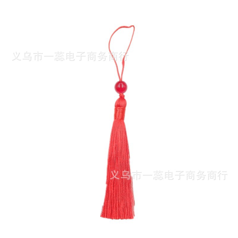 红色中国结中国风流苏穗子书签扇坠饰品喜糖盒包装配件请柬吊穗-阿里巴巴