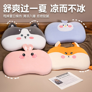 Summer Mat Pea Pillow Bed Slow Rebound Memory Pillow Cotton Core Student Dormitory Partition