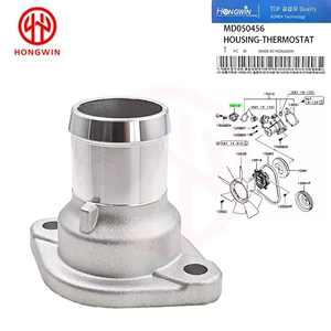 Mitsubishi termostat korpusu MD050456 üçün uyğundur