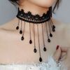 Retro crystal, necklace, choker, chain for key bag , Gothic