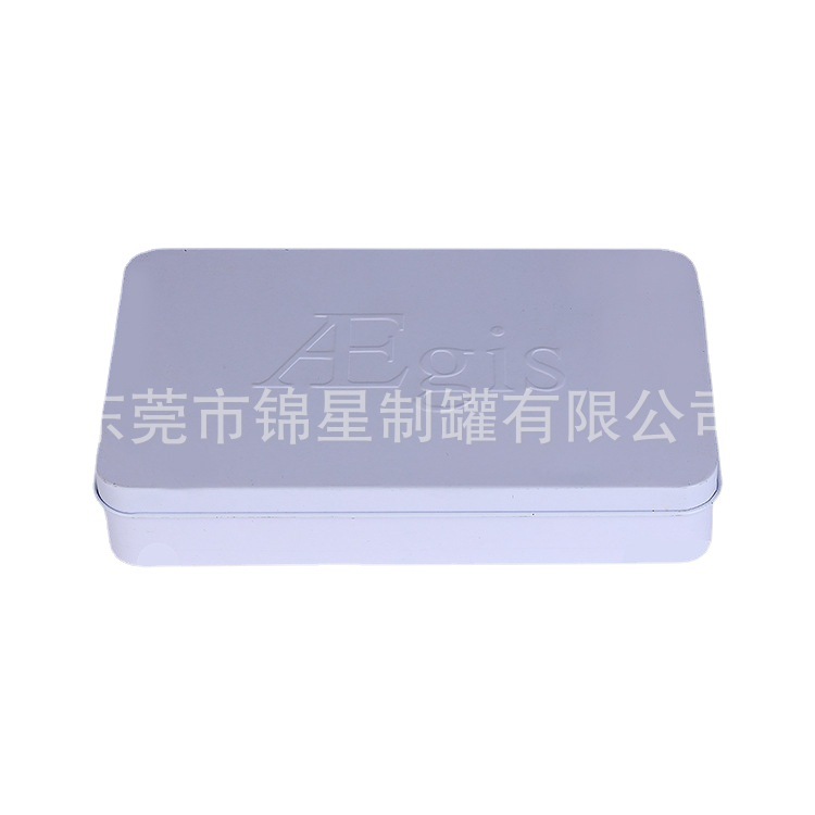 长方形铁盒 LOGO空白 马口铁包装 U盘包装 数据线 电子产品厂家