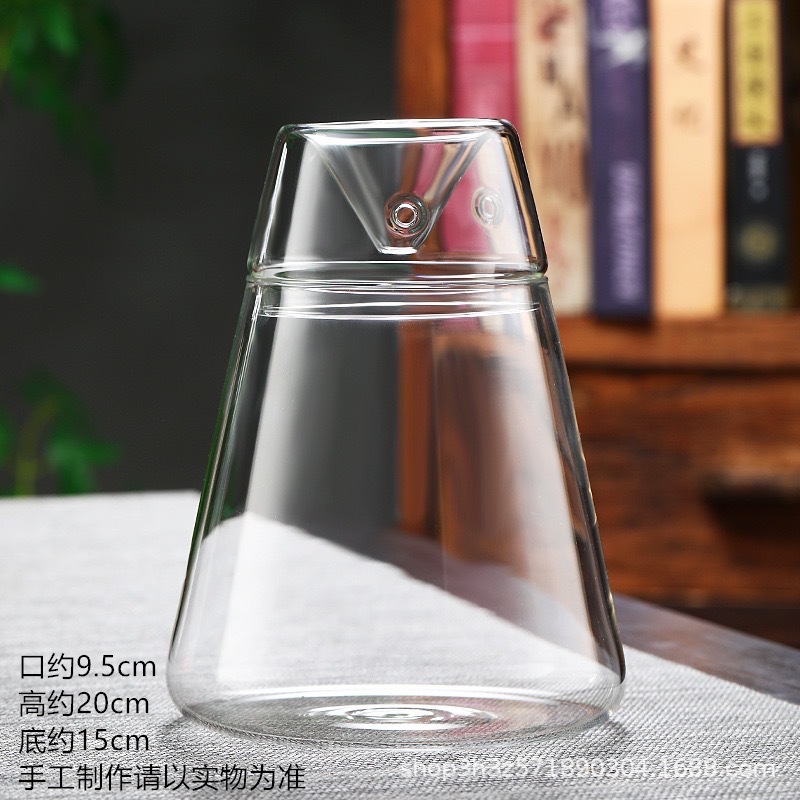 Fabricantes coleccionan vidrio de escritorio hecho a mano micro paisaje taza de exposición botella ornamental botella de luz transparente acuario ecológico