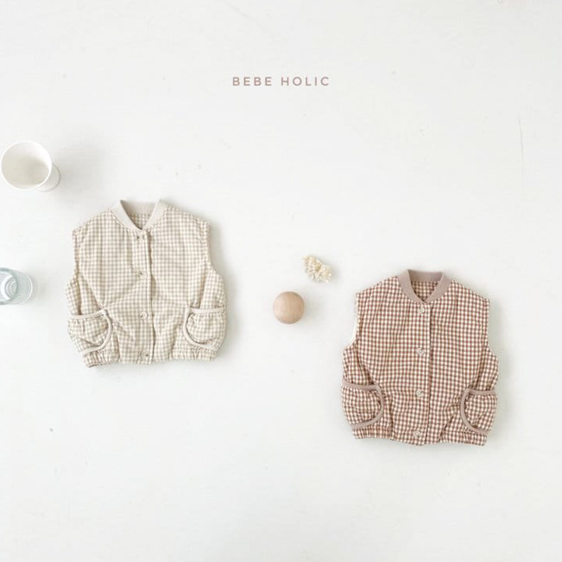 Chaleco de algodón a cuadros para niños ropa de otoño e invierno para niños ropa de estilo coreano Chaleco de bebé Otoño e Invierno chaleco cardigan