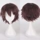 Cos anti-warped wig short hair 30cm black cosplay smoke pink student fake hair manufacturers wholesale cross-border