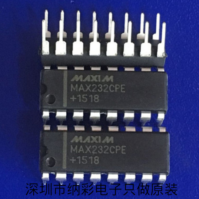原厂供应MAX232CPE MAX232CPE+接收收发器芯片全新原装现货